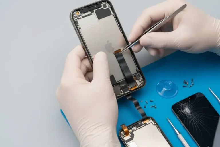 Se exakt vilka steg som ingår i ett professionellt och säkert skärmbyte.