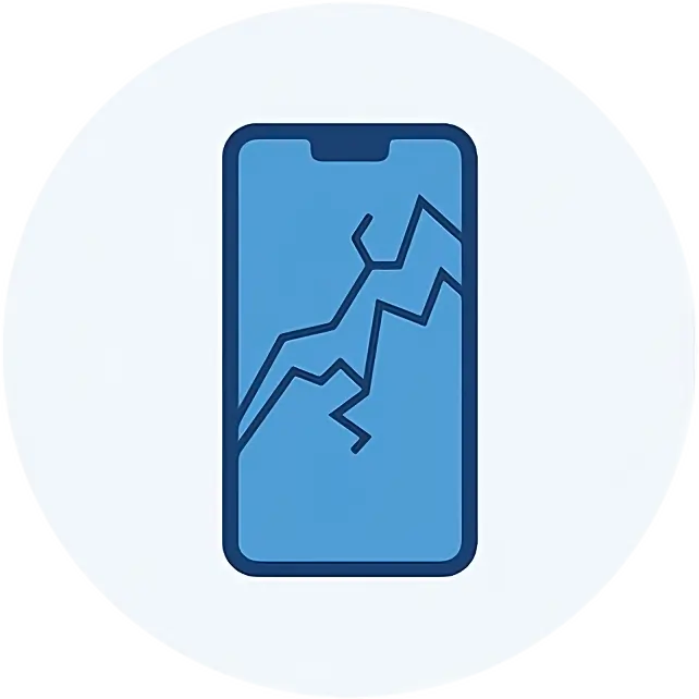 iPhone 15 – Byta skärm
